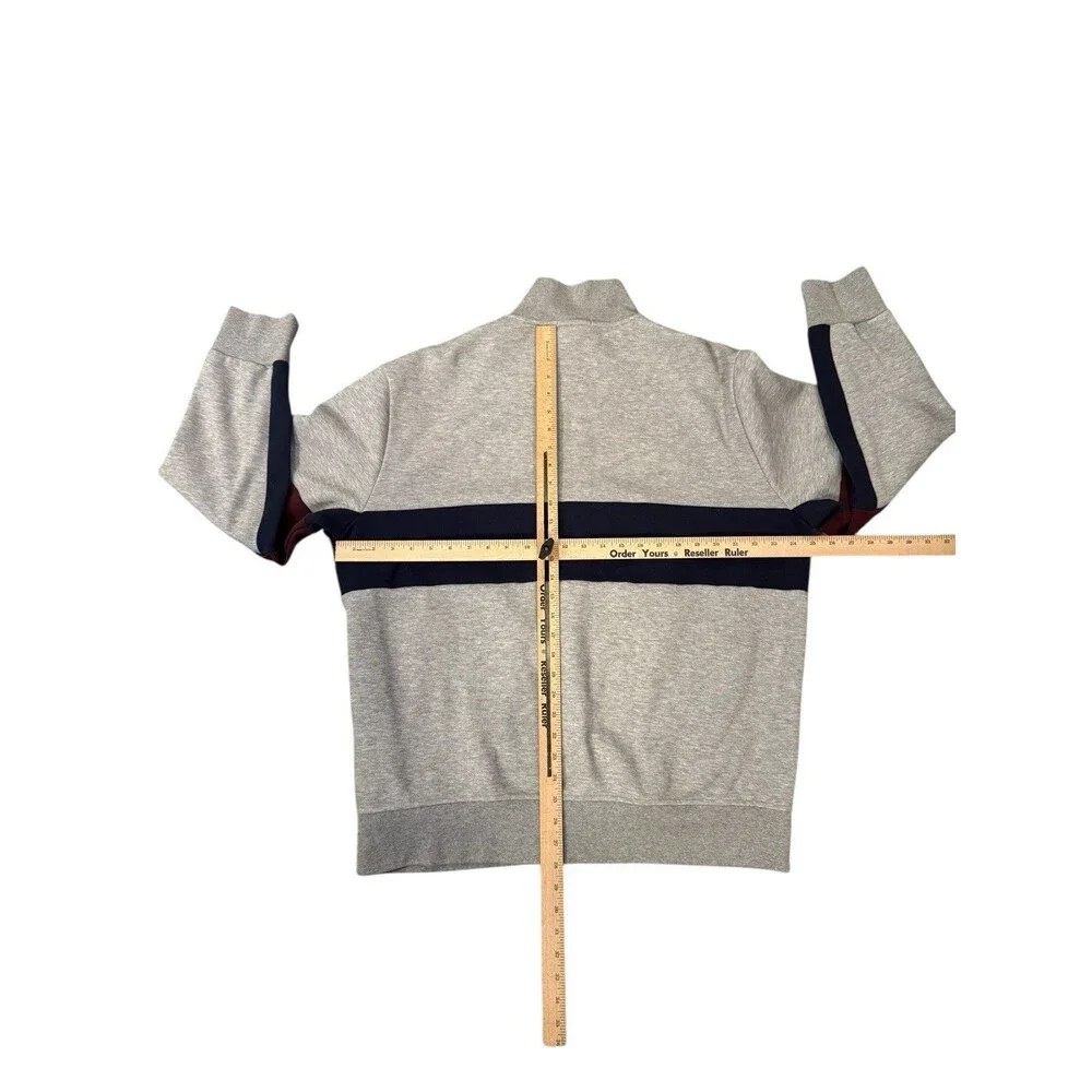 Polo Ralph Lauren‎ Men's Size XL Double Knit Track Jacket Navy Striped